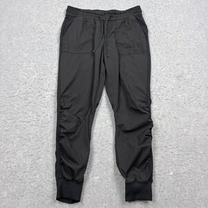 Lululemon Pants Women's 12 Black Woven Beyond the Studio Jogger Stretch W5CZHS